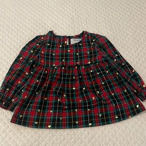 Old navy plaid blouse